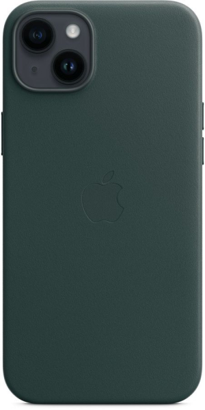 Купить  Apple iPhone 14 Plus Leather Case with MagSafe, forest green (MPPA3FE-A)-1.jpg